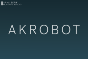 Akrobot: A Modern Sans Serif for Creative Campaigns