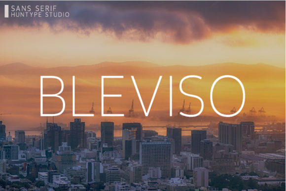 Bleviso: A Modern Sans Serif Font