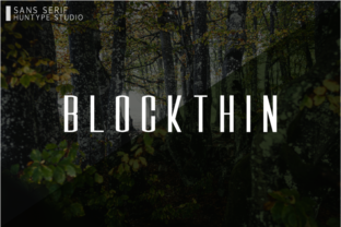 Blockthin Font for Professional Branding
