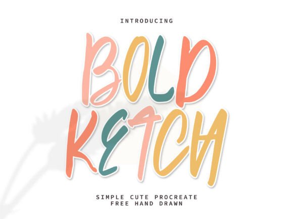 Bold Sketch Font for Business