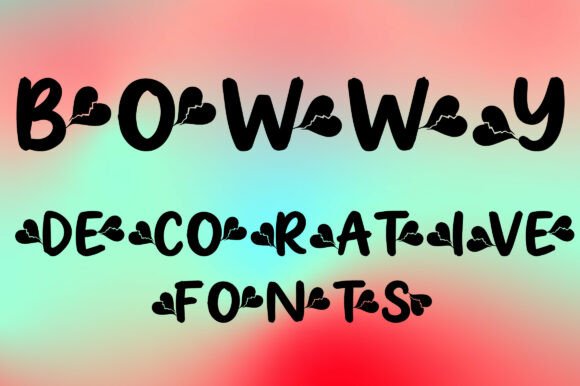 Bowwy: A Sweet Decorative Font