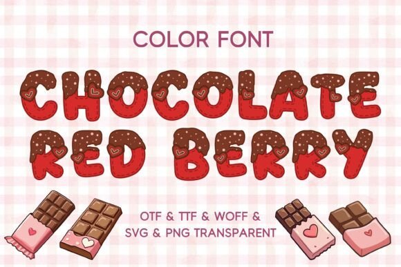 Chocolate Red Berry Font