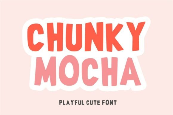 Chunky Mocha: A Playful Font for Bold Design