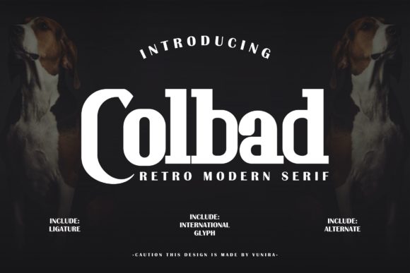 Colbad: A Serif Font for Creative Campaigns