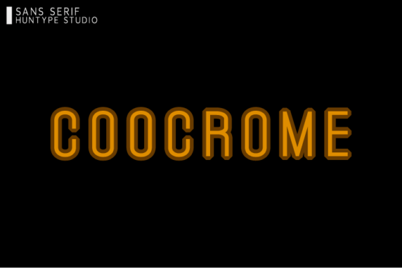 Coocrome: A Modern Sans Serif Font