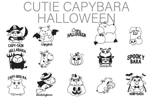Cutie Capybara Halloween Font Review