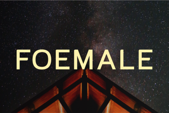 Foemale: A Stylish Sans Serif Font
