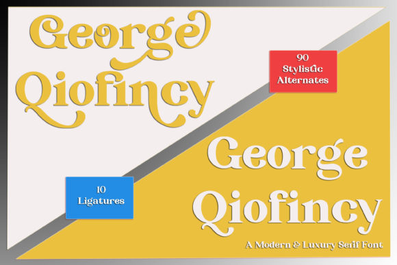 George Qiofincy Font Review