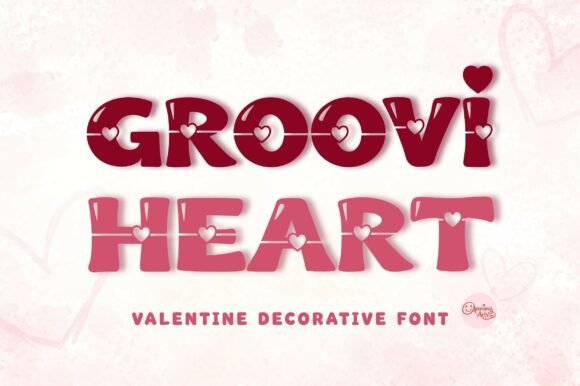 Groovi Heart: A Playful Font for Love Campaigns