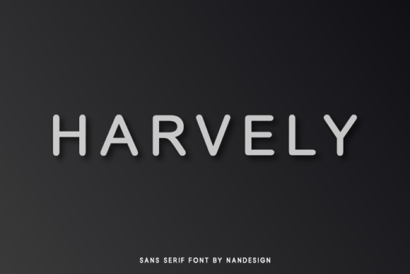 Harvely: A Modern Font for Creative Makers