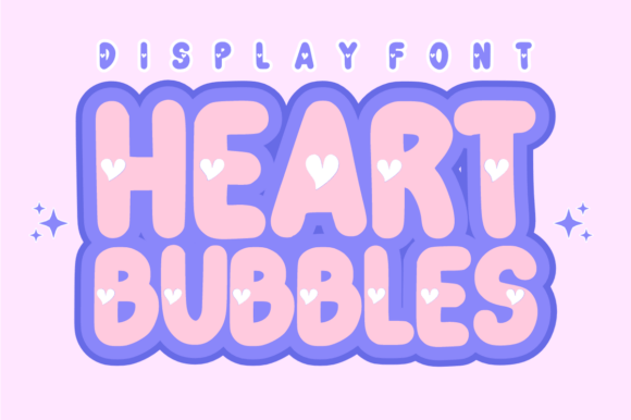 Heart Bubbles Font for Business Branding