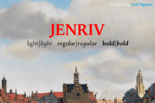 Jenriv: A Serif Font for Modern Campaigns