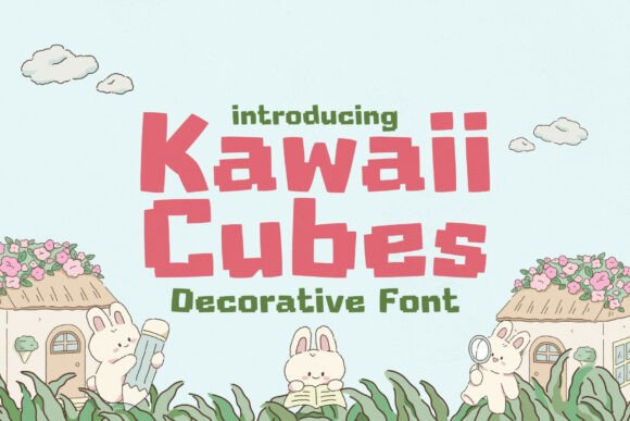 Kawaii Cubes: A Playful Sans for Creative Projects