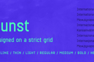 Kunst: A Bold Sans Serif for Web Design