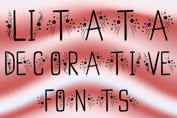 Litata: A Playful Decorative Font for Creative Projects