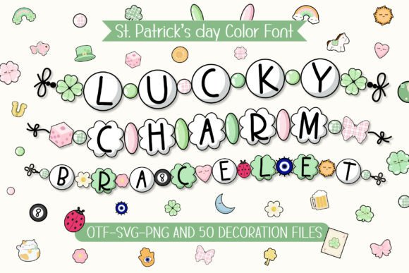 Lucky Charm Bracelet Font