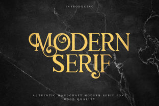 Modern Serif Font for Creative Projects