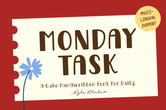 Monday Task Font Review