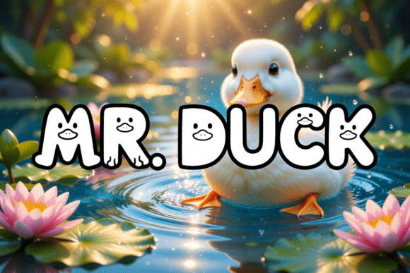 Mr. Duck: A Playful Font for Web Design