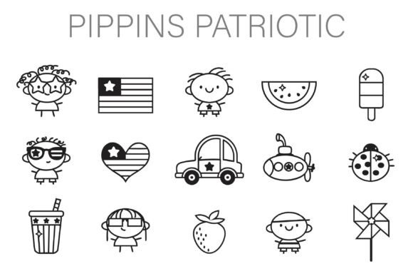 Pippins Patriotic: A Bold Font for Celebration