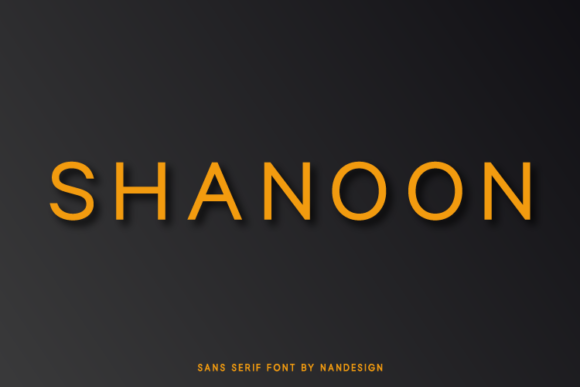 Shanoon Font: Elegant Design for Makers