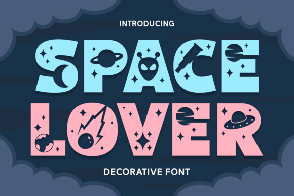 Space Lover Font for Creative Marketing
