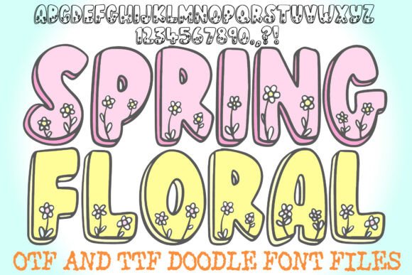 Spring Floral Font Review
