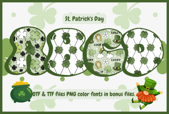 St. Patrick’s Day Font for Marketing