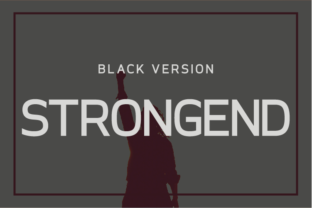 Strongend Black: A Font for Professional Branding