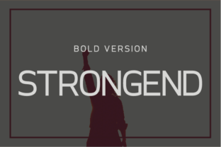 Strongend Bold: A Modern Sans Serif with Character