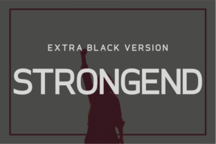 Strongend Extra Black: Bold Typography for Impact