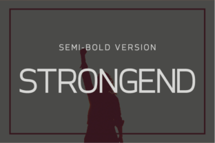 Strongend Semi-Bold: A Font for Web Designers