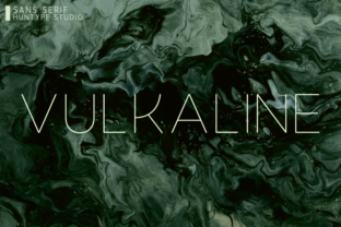 Vulkaline: A Bold Sans Serif for Real Projects
